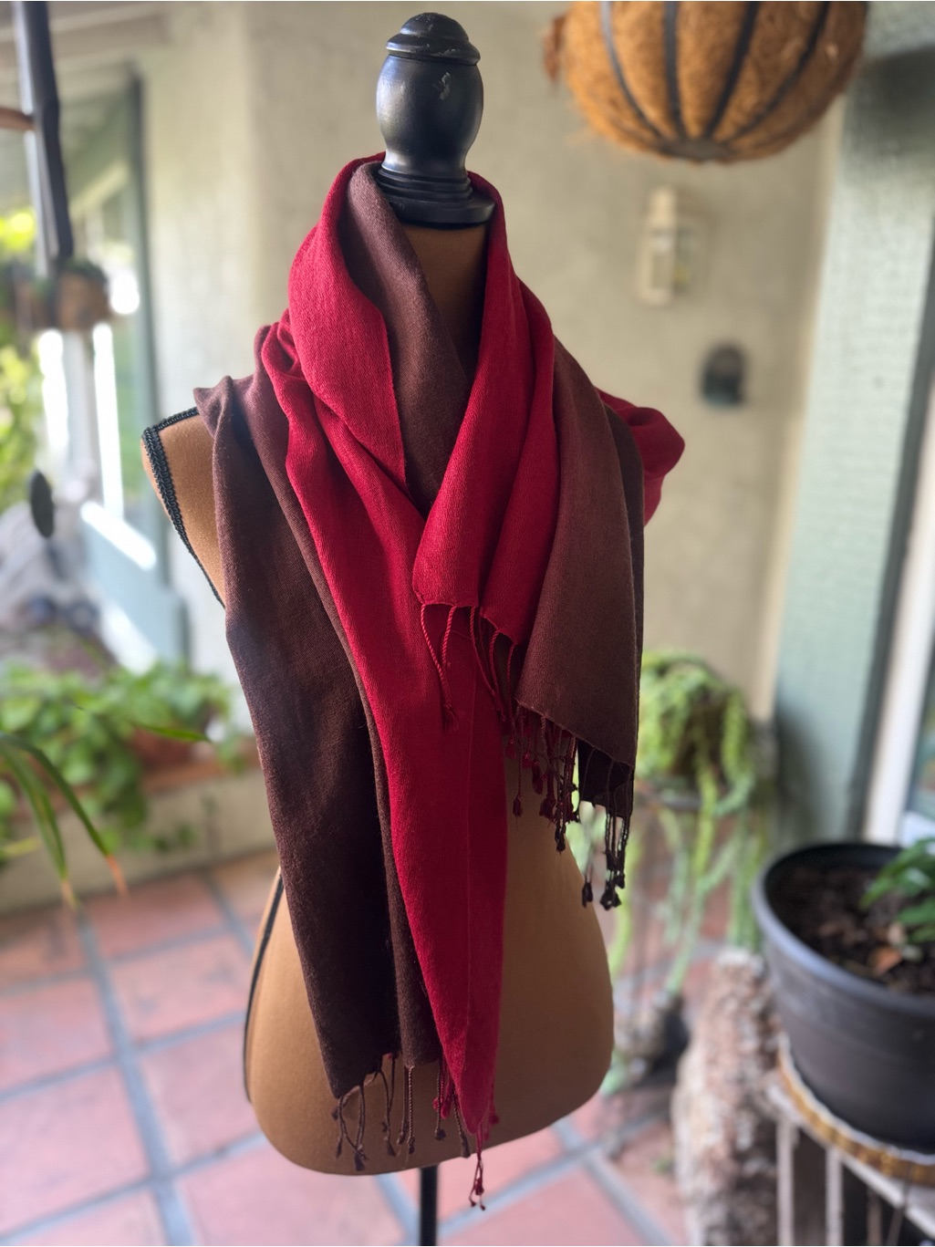 Vintage Collectioneighteen Cashmere  Silk Scarf